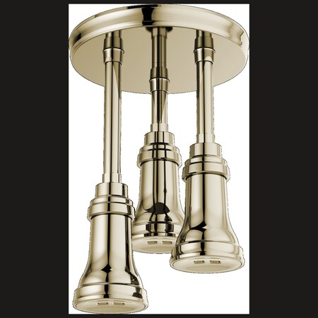 Delta Faucet, Shower Head Showering Component Faucet, Polished Nickel 57190-PN25